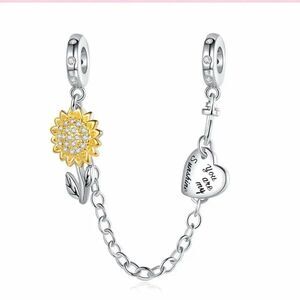 YOU ARE MY‎ SUNSHINE SAFETY CHAIN CHARM FOR BRACELET SS925